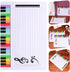 TEHAUX 4pcs Dry Erase Music Staff White Boards, 11 x 8 Inch Erasable Music Whiteboard for Kids Students Musicians