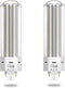 GX24QG24Q LED 4-Pin Base Light Bulb, 22W (42W CFL Equivalent), 6000K, 2 Pack