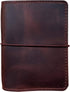 newestor Travelers Notebook Cover, Passport Size with Inner Pockets, Card Slots, and Pen Holder, Dark Brown