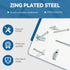 1/8X2-Inch Toggle Bolt and Wing Nut for Hanging Heavy Items on Drywall, 50 Pack