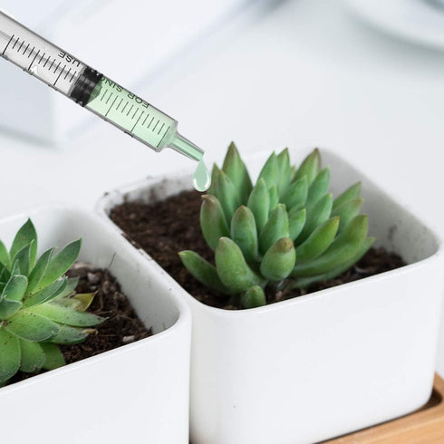 12 Pack - 3ml Plastic Syringes - Separate Sterile Packaging Small Syringe Without Needle for Plant Hydroponic