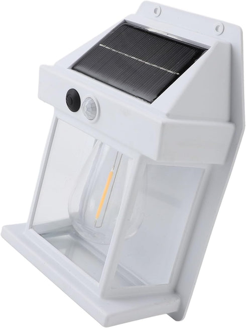 Pomya Solar Wall Lights Outdoor, Solar Wall Sconce Motion with Automatic Switch, Solar Security Wall Lantern for Garden