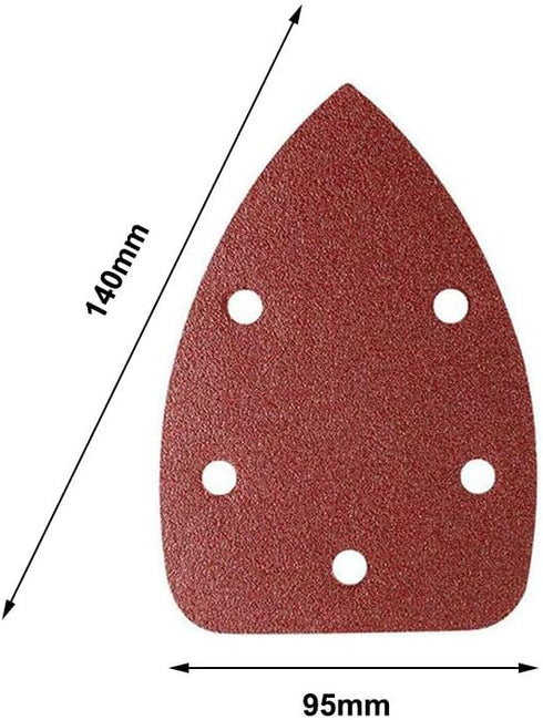 60 Pieces Assorted 140x140x95mm 1000/400/800 Grits Mouse Detail Sander Sandpaper