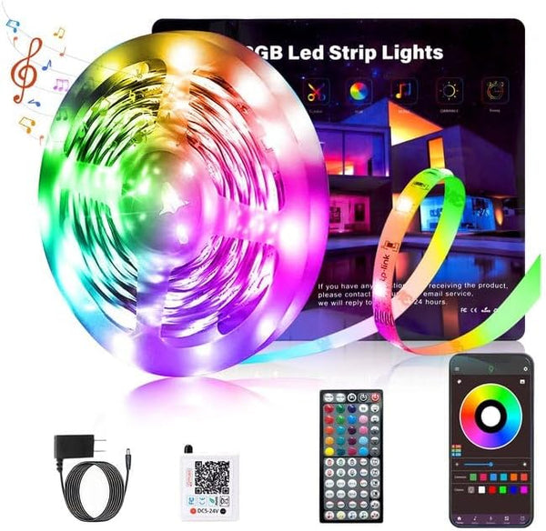 Ledagic Led Lights for Bedroom 60 ft (1 Roll), 450Leds Smart Led Strip