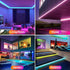16.4FT IP65 Ligency Smart Neon Rope Lights with Alexa - Ultra Bright RGBW LED Strip, Plug-in Adapter Powered