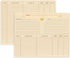 Blue Summit Supplies 50 Project File Folders, Reinforced Straight Cut Tab, 2 Inch Expansion Pocket, Manila, 50 Pack