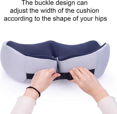 TOLUON Tailbone Seat Cushion for Pain Relief, Memory Foam Seat Cushion Hemorrhoid Pillow, Cushion lab, Sciatica Pain