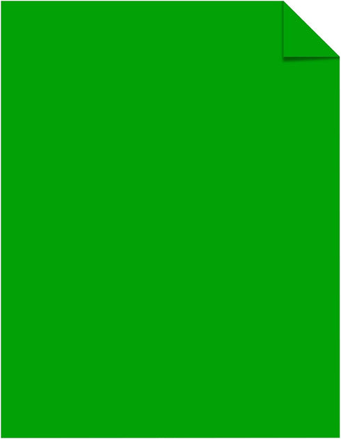 Neenah Astrobrights Color Paper, 8.5” x 11”, Gamma Green, 24 lb/89 GSM, 500 Sheets (21548)