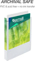 Samsill Plant-Based 1 Inch Durable Round Ring View Binder - Eco-Friendly, Made in USA, Single, White