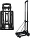 VDHU Folding Hand Truck Lightweight Portable Cart, 2 Wheels Fold Up Hand Cart