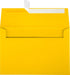 LUXPaper A8 Invitation Envelopes | Peel & Press | 5 1/2" x 8 1/8" | Sunflower Yellow | 80lb. Text | 50 Qty