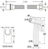 YHWKZCTTT Set HandheldSprayer Quality Stainless Steel Supercharge Cloth Diaper Sprayer BrushedSprayer with Shower Hose