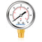 Lead-Free Water Pressure Gauge Liquid Filled 60 Psi 2" Dial, Stainless Steel Case, 1/4" NPT