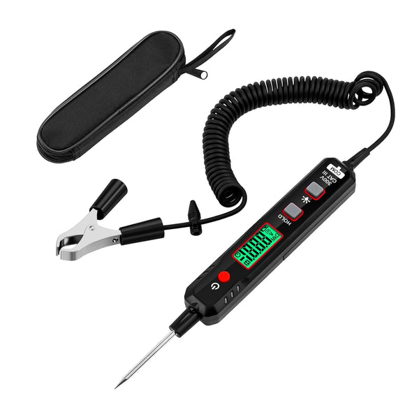 OBDResource Car Voltage Power Circuit Probe Tester, 0.8-100V DC Voltage Automotive Test Light with Continuity