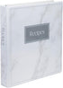 Samsill 1 Inch D-Ring Recipe Binder Kit, Full Page 8.5 x 11, Marble Design