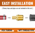SUNGATOR 1/2 Inch Pex Fittings, 10-Pack Male Adapter, No Lead Brass, NSF, UPC Certified for Pex Pipe