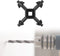 4 Way Chuck Key, Professional Steel Replacement Drill Chuck Key, 4 in 1 Multifunctional for Power Tool