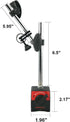 Nortools Magnetic Base,Dial Gage Holder Magnetic Base for Dial Indicators with Fine Adjustment,Long Arm Tool Stand for Dial Gage