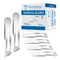 100 pcs #10R Dermaplaning Scalpel Blades 0.7 mm Extra Wide Sterile Blades