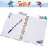Stitch Tab Journal Notebook, Spiral Bound, 96 Lined Pages, 8 x 7 inches, Yellow