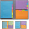 Panda Planner Sticky Notes Set – 140 Assorted Spring Colors with Dotted, Lined, Blank & Tabbed Notes