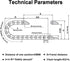 R28/38 Black Plastic Cable Wire Carrier Drag Chain, 15mm x 30mm (Inner H x Inner W), 1M Length for CNC with End