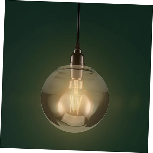 5.12 Inch CHILDWEET Globe Glass Lamp Shade Replacement for Pendant Lights Decorative Spherical Glass Shade with Smooth