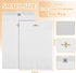 Colarr 300 Pcs 6x9 Manilla Clasp Envelopes Heavy Duty Gummed Closures Colored Kraft for Office Home (White)