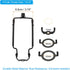 8 9 10 11 Inch 1 Set 3/8 E14 E26 E27 PATIKIL Lamp Harp Kit with Finial, Adjustable Lamp Shade Bracket Holder with IP