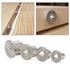 16 Pcs Wood Dowel Tenon Centers, Dowel Pin Center Point Woodworking Alignment Tool, Set of 4