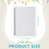Seajan 12 Pcs Sublimation Journal Blank Notebooks, A5, 120 Pages, Spiral Notebooks for Students, Teacher Gifts