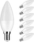 E14 LED Candelabra Light Bulbs, 5 watt, 50 watt Equivalent C37 B11