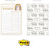 Modern Rainbow Responsibility Chart Sticky Note Pad, 50 Sheets, 8" x 11.5" Boho Chore Tracker Checklist