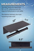 Neater Nest Modern Reversible Toilet Paper Holder with Phone Shelf - Oil Rubbed Bronze