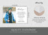 All Ewired Up Personalized Funeral Thank You Cards with Photo, Sympathy Acknowledgement Cards, Remembrance Ceremony