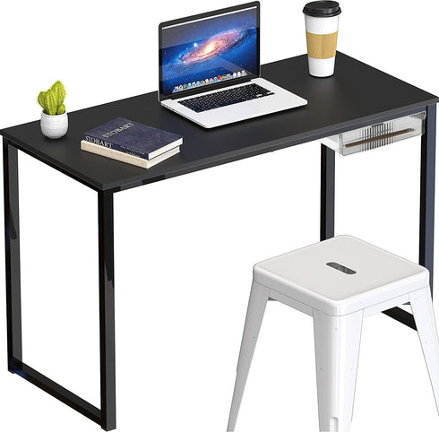 Under Desk Drawers for Organization, Pull-Out Drawer with Lip for Pencil Storage, Clear Light Black