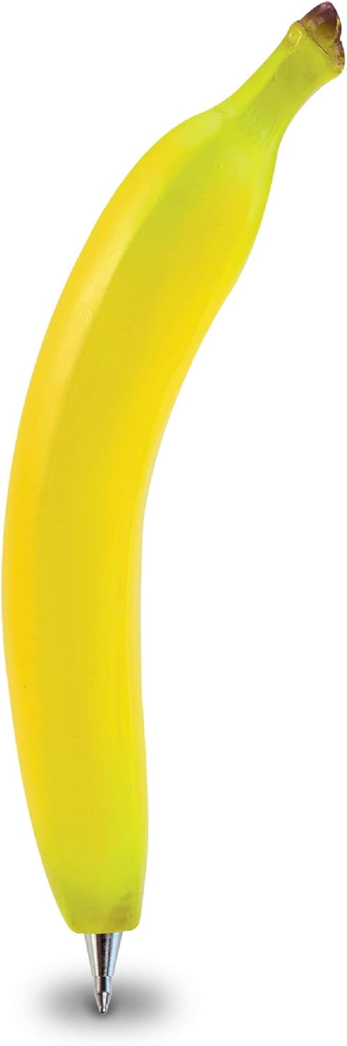 Planet Pens Banana Writing Pen - Unique Office Desk Accessories, Cool Food Novelty Pen for Adults & Kids