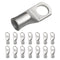 SELTERM 15pcs 1/0 AWG 1/2" Stud UL Marine Grade Battery Terminal Connectors - Tinned Copper Cable Lugs