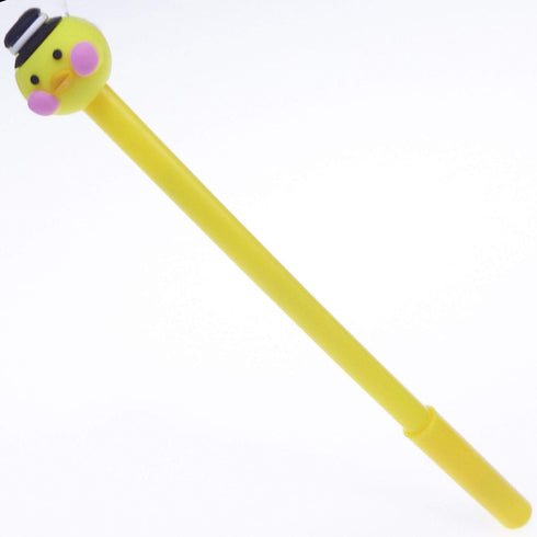 FAMOORE Yellow Duck Creative Expression Gel Ink Pen - Cute Kawaii Black Writing Pens, 8PCS