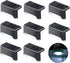 Solar Pool Light Cold White, 8 Pack Waterproof LED Deck Lights for Outdoor Pathway, Stairs, Fence