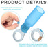 300 Pcs Heat Shrink Ring Terminals #10 Blue, 16-14 AWG Electrical Connectors, Waterproof and Insulated (Ring 1/4")
