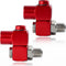 2 Pack Swivel Air Fittings, 1/4" NPT 360 Degree Swivel Air Hose Connector, Male and Female Threads