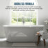 Tub Cast Roll On Bathtub Refinishing Kit by Ekopel Primer + Top Coat Included DIY Tub & Tile Reglazing Kit Bright White