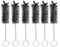6 Piece 65mm Mini Short Soft Nylon Brush Cleaner for Glass Tube Cleaning Tools