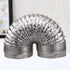 DOITOOL 3 Inch Aluminum Flexible Ducting Dryer Vent Hose, 6.7 Feet Duct Hose for Heating, Ventilation, Air Conditioning