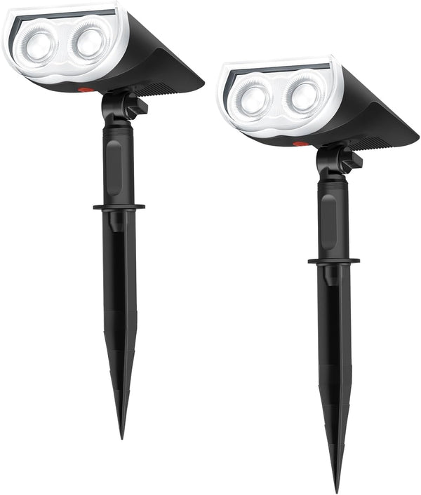 Linkind Solar Lights Outdoor StarRayS, Bright Solar Spot Lights Outdoor, IP65 Waterproof