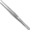Thumb Dressing Forceps, Multipurpose Stainless Steel Tweezer with Serrated Tip (10 Inch)