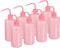 PATIKIL 500ml Wash Bottle, 8pcs Plastic Squeeze Narrow Mouth Bottle for Lab Cleaning, Pink