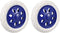 uxcell Shopping Cart Wheel Replacement 6.5 Inch Dia Rubber Foaming Blue 2pcs