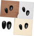 40pcs Black Ear Protector Caps for Hair Dyeing Reusable Heat-Resistant Ear Covers Soft and Comfortable for Home